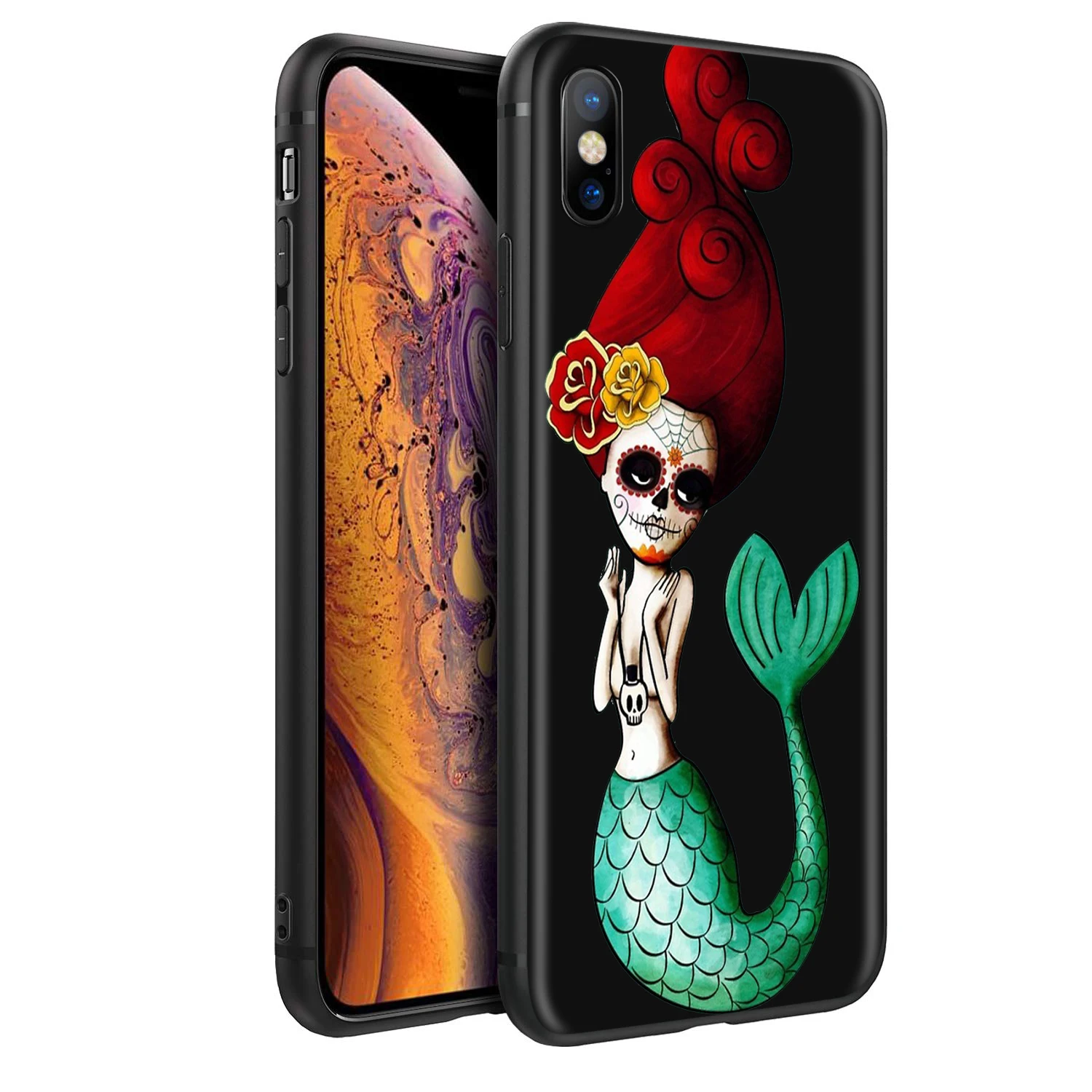 Мягкий силиконовый чехол YIMAOC Catrina Day of the Dead для iPhone 12 Mini 11 Pro XS Max XR X 8 7 6 6S Plus 5 5S