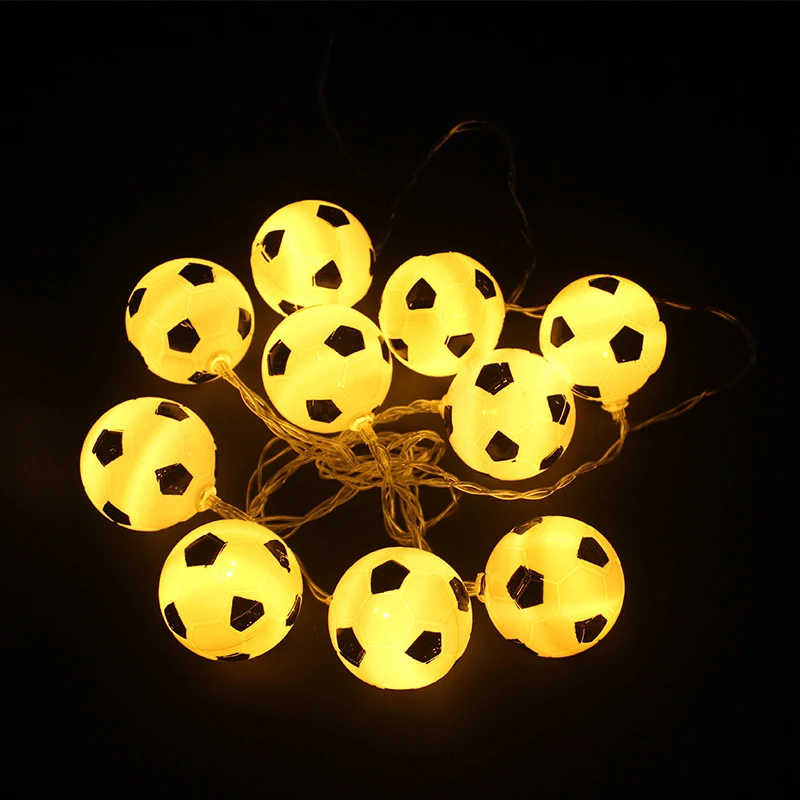 Светодиодный светильник в виде футбольного мяча праздничный декоративный