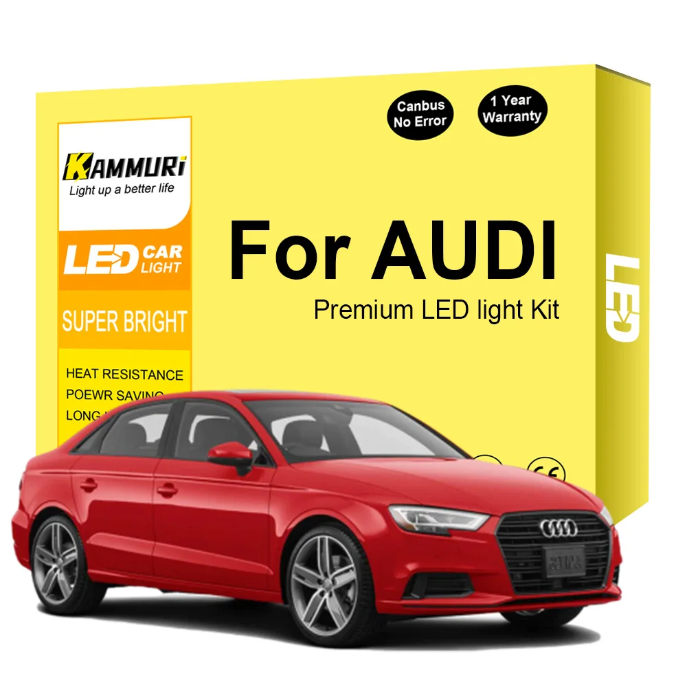 

Led Interior Light Kit For Audi A3 8L 8V 8P A4 B5 B6 B7 B8 A5 A6 C5 C6 C7 A7 A8 D2 D3 Q5 Q7 Dome Map Light Canbus No Error