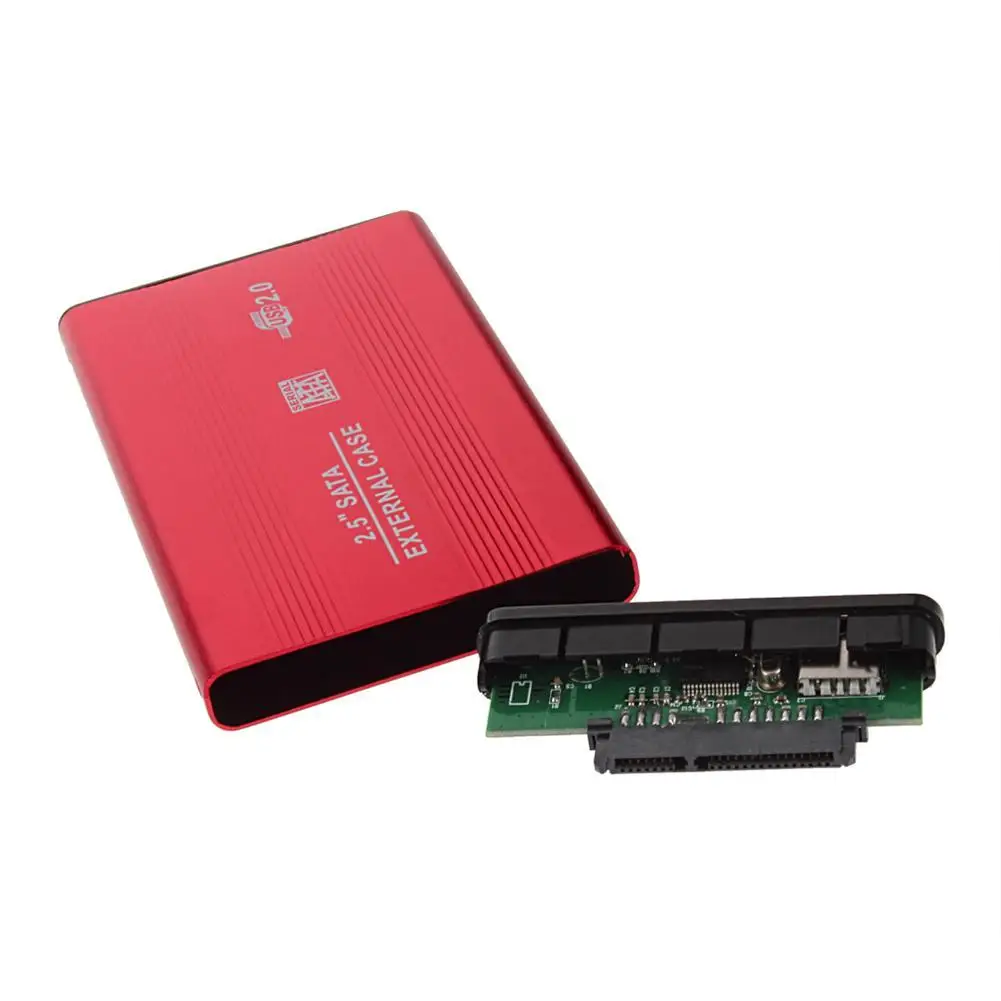USB2.0 2 5 дюймовый SATA HDD чехол жесткий диск Внешний корпус мобильный коробка |