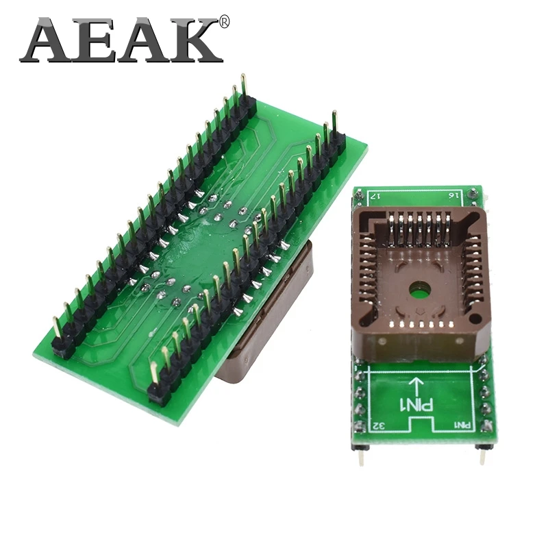 Универсальный USB программатор AEAK PLCC32 к DIP32 PLCC44 К DIP40 адаптер с внешней