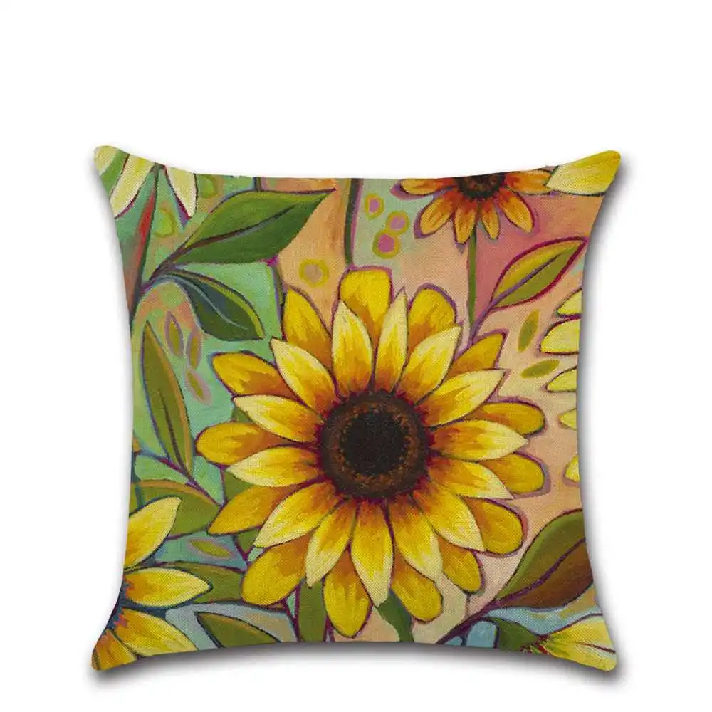 Искусственное растение Обложка чехол льняные наволочки декор для телефона 45*45 см