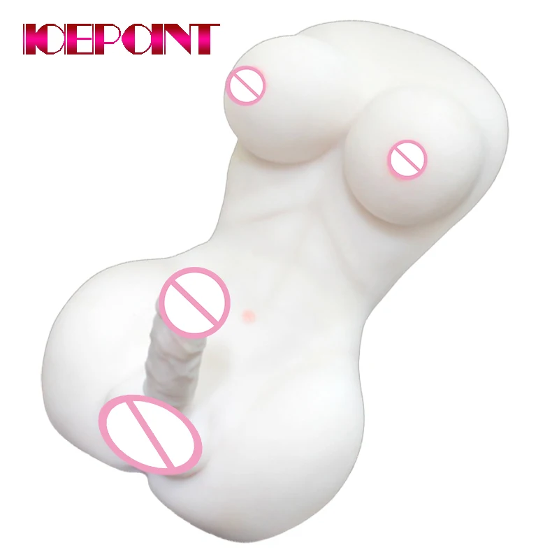 Секс кукла для геев 18 см большой пенис полубоди реалистичная киска Реалистичная