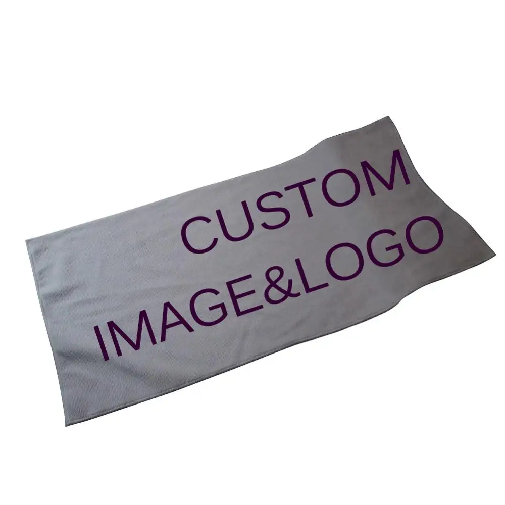 Цветное полотенце из микрофибры с индивидуальным изображением/логотипом