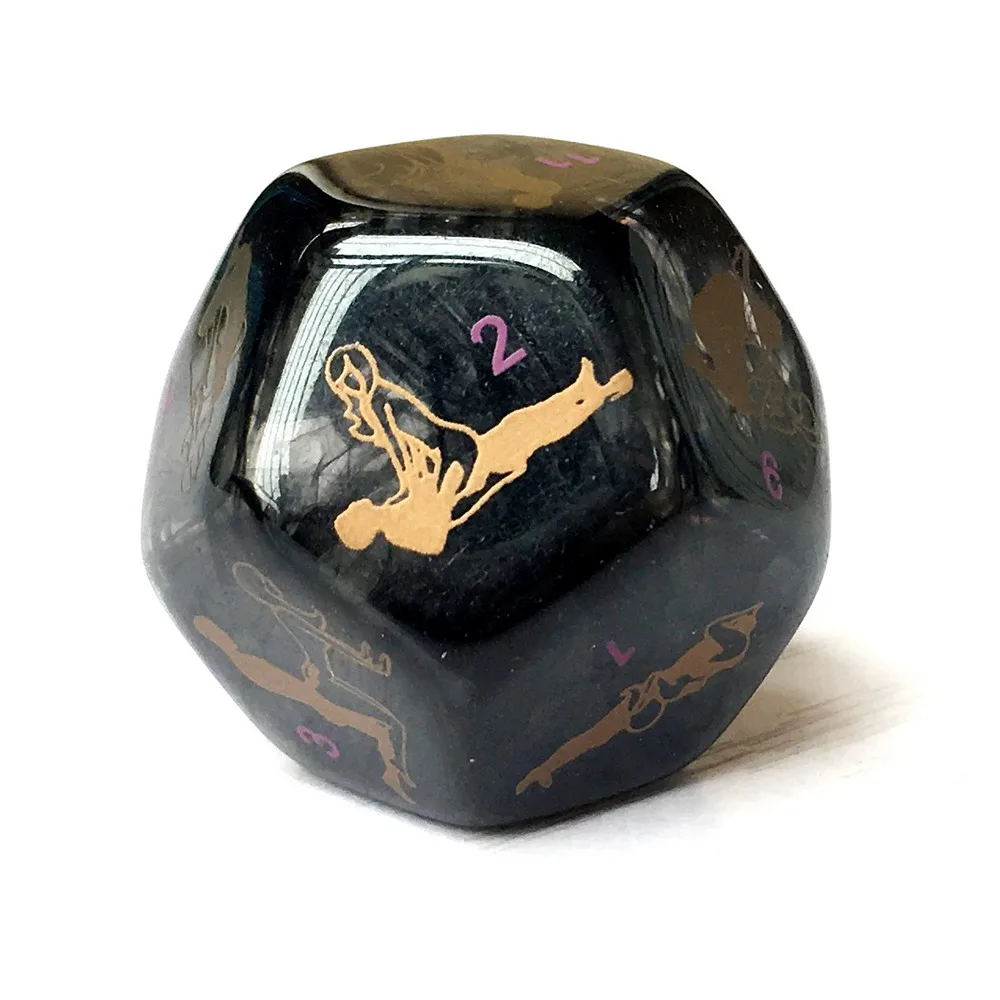 12 сторонних позиций забавные азартные игры черные эротические игральные кости