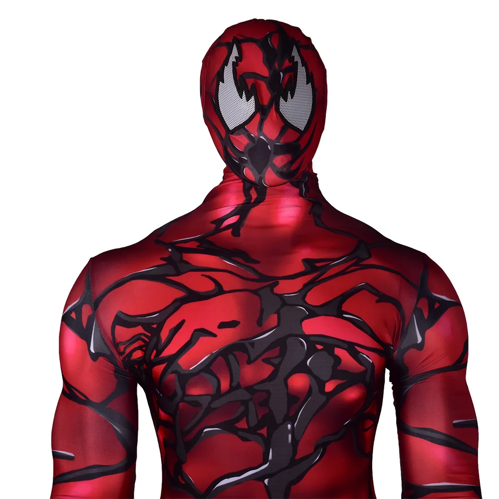 Фильм Venom 2 Carnage Cletus kaady Косплей Костюм Megamind Плотный Комбинезон для взрослых и