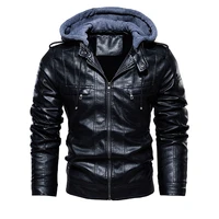 2021 brand new autumn winter jacket motorcycle leather mens windbreaker