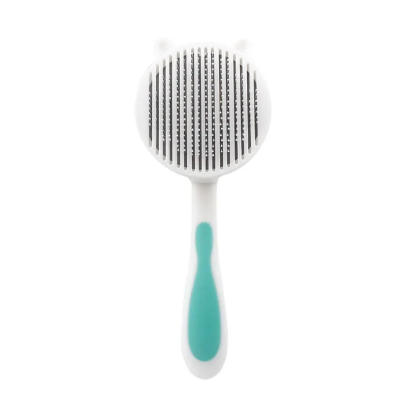 

Dog Hair Removal Comb Cats Grooming Comb Cat Dogs Grooming Toll Automatic Hair Cleaning Brush Trimmer Pet Products -