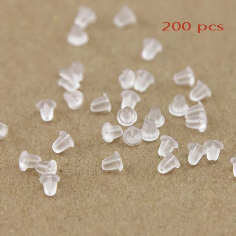 200 шт. силиконовые беруши гипоаллергенные серьги противоударные кожаные пряжки