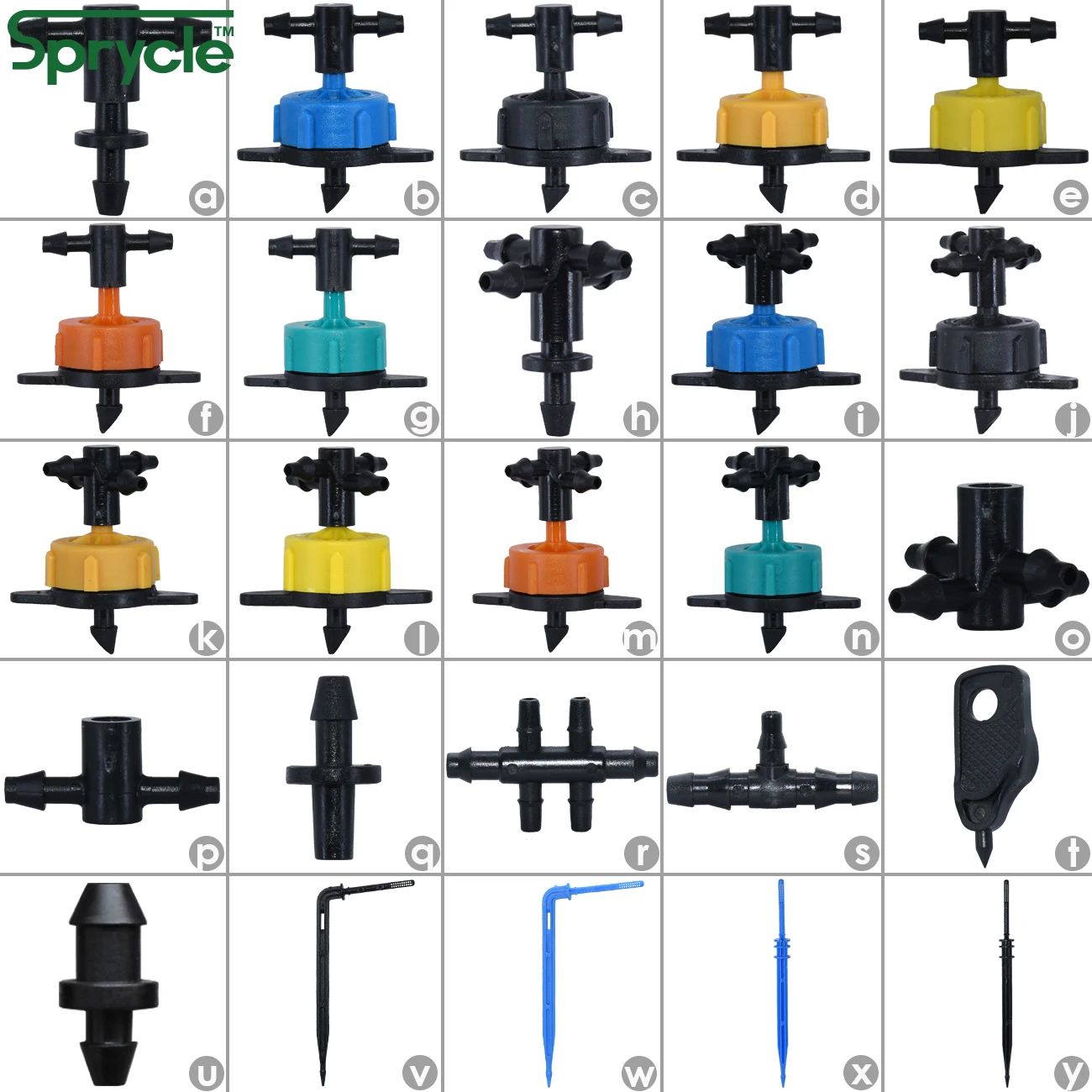 Garden 1/8" Drip Irrigation Sprinkler 4 Way Water Pipe Connector 4/7mm To 3/5mm Hose Bend Arrow Emitter Dripper Watering Fitting