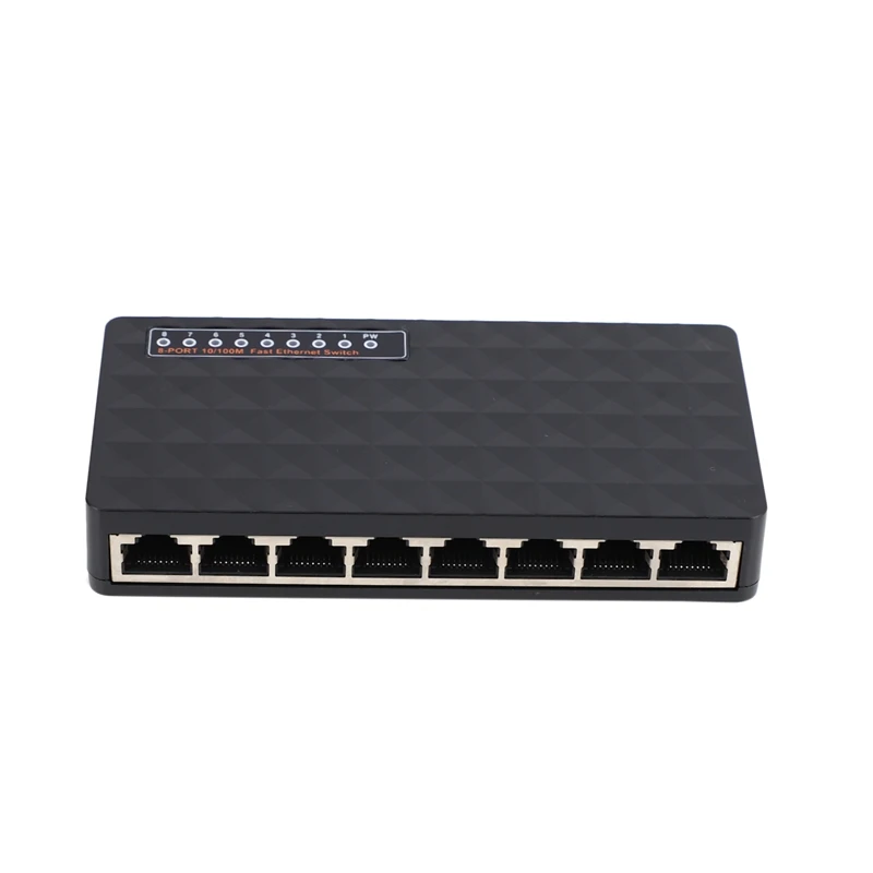 10/100 Мбит/с 8 портов Poe Ethernet Lan Настольный сетевой Переключатель концентратор