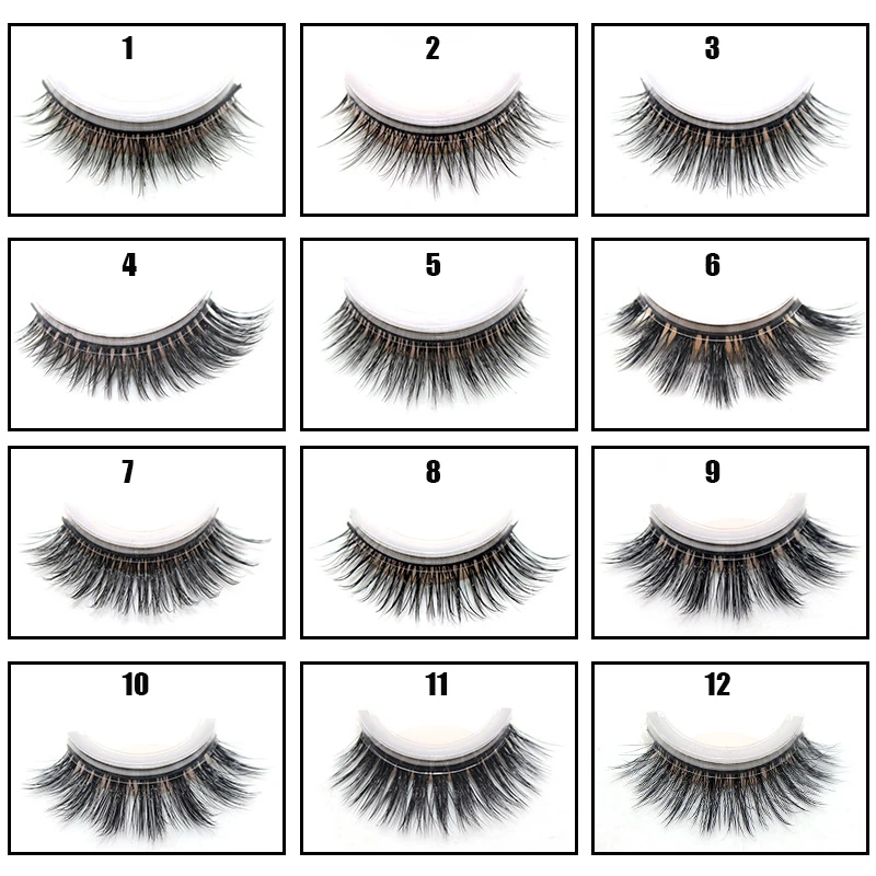 

Glue-Free 3D False Eyelash Extensions Self-Adhesive Reusable Nature Long Eyelash THIN889
