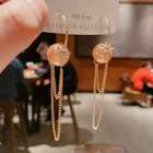 Серьги-подвески с кисточками и шариками 2021, необычные серьги, женские Украшения, повседневный подарок на день рождения, модные серьги для женщин