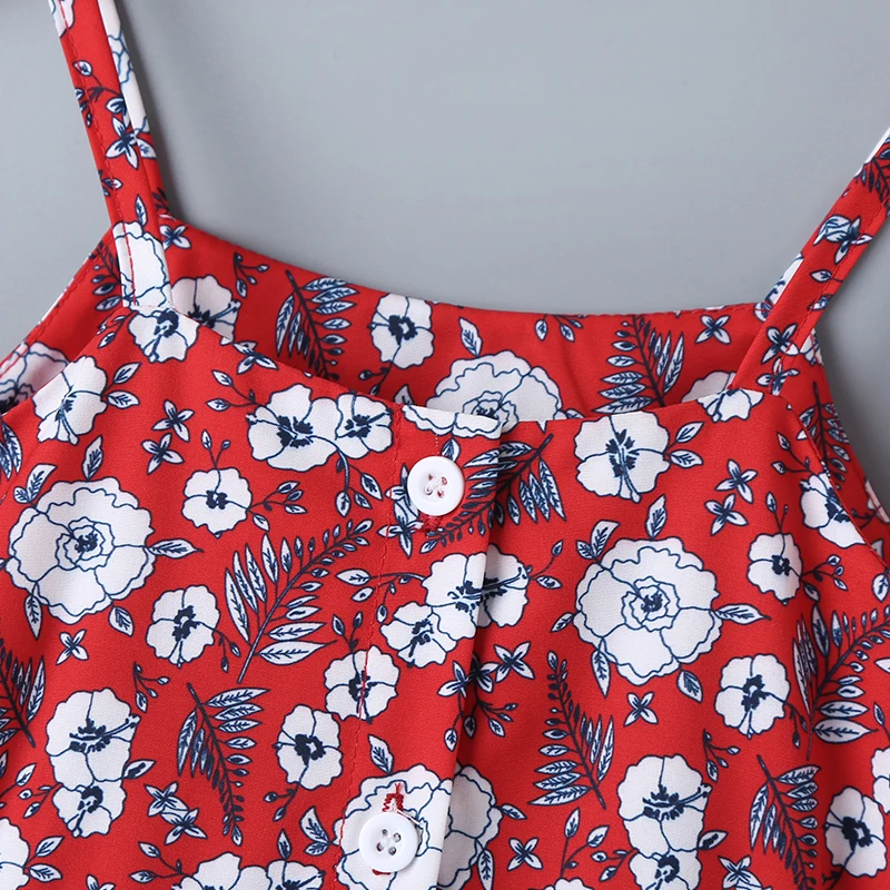 

Toddler Girls Dress Kids Clothes 2021 Summer Floral Suspender Skirt for Little Girl Babies Clothing Princess Dress Child Outfits