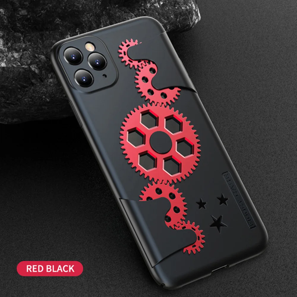 Чехол для iPhone 11 Pro Max механический вращающийся корпус снятия давления полная