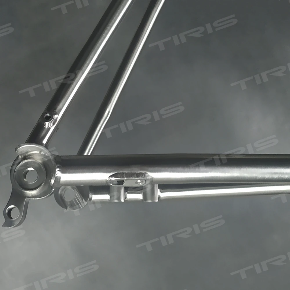 TIRIS титановая рама циклокросс гравий туристический велосипед Ti3Al2.5V на