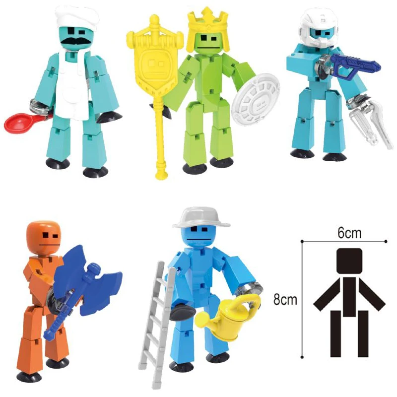 2 шт. стикбот присоски каваи Анима рисунок в фигурку забавные деформируемого Sticky