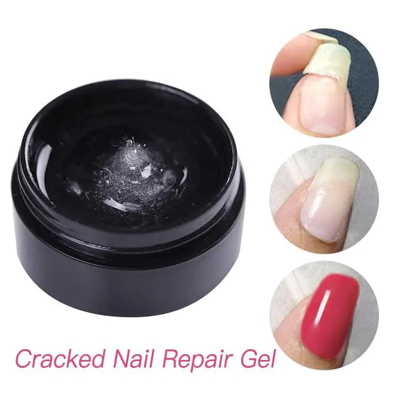

Cracked Nail Repair Enamel Gel Create Protective Layer Nail Recovery Boost Acrylic Fiber Nails Resin D1B0