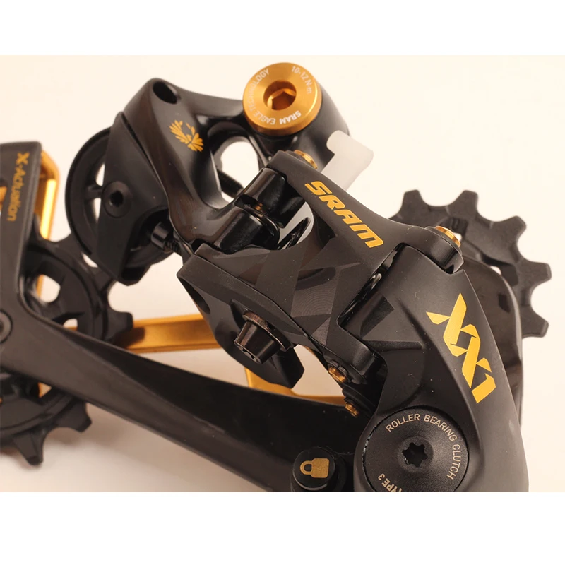 SRAM XX1 RD EAGLE 1X12S 12 Скоростей задний Dearilleur горный велосипед велосипедная часть золотой|Велосипедный