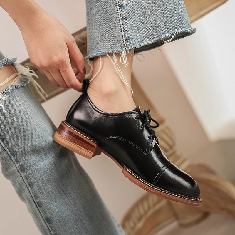 

2021 New Fashion Sling-Back Heeled Pumps Female Square Toe High Heels Pumps Genuine Leather Cross Tied Party Dancing Shoes Woman