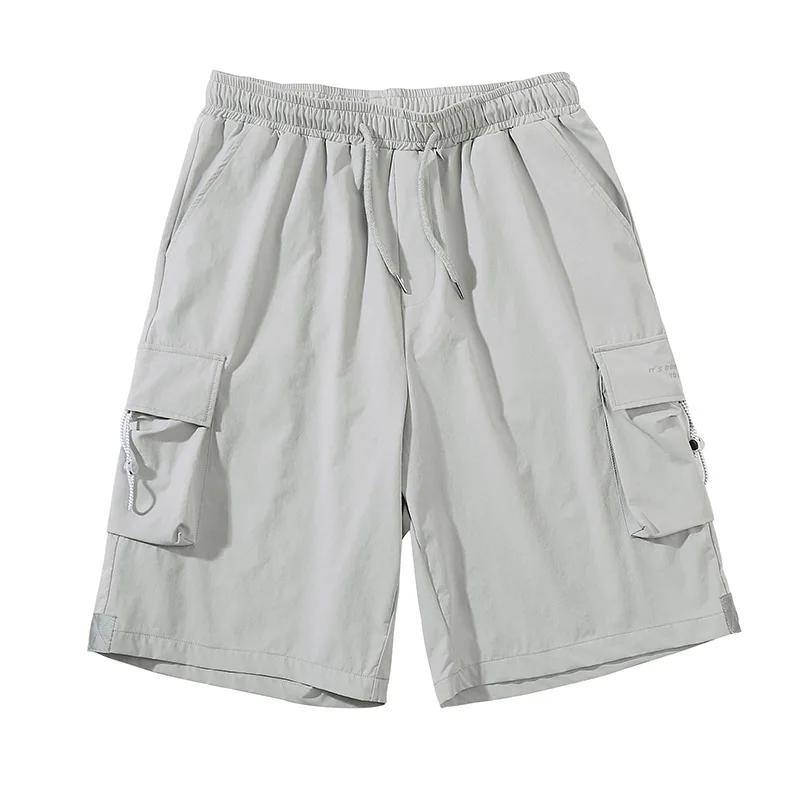 

The Main Push Series 2021 Summer New Tooling Five-Point Pants Loose Functional Wind Pocket Drawstring Shorts Men's