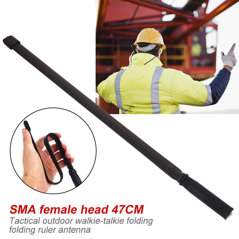 Тактическая рация антенна Sma-Male 144/430 МГц Складная игровая Cs |