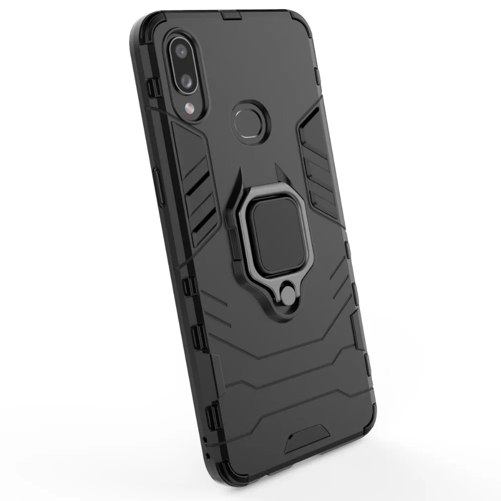 Чехол для samsung Galaxy A10s, противоударный металлический держатель для кольца на палец, гибридный жесткий чехол, ТПУ бампер, СПС Galaxy A 10s A107F