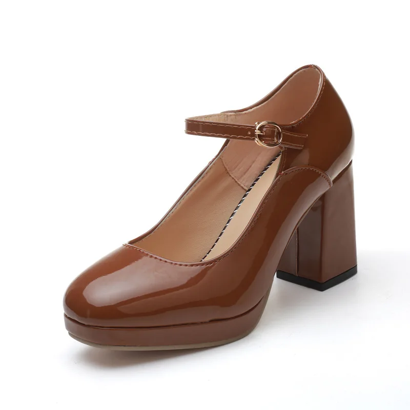 

African Woman Shoe Beige High Heels Square Toe 2021 Branded Pumps Chunky Sandals Burgundy 12cm Casual Latest Straps Dress Fashio