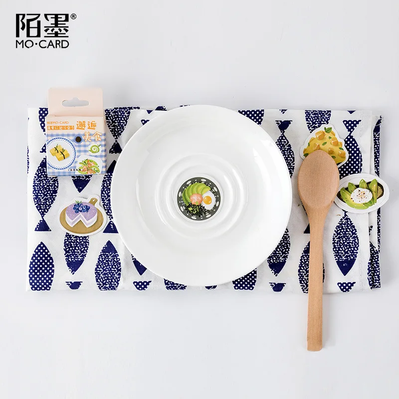 45 шт./лот Наслаждайтесь Yummy Food Милая бумажная наклейка декоративные наклейки Diy