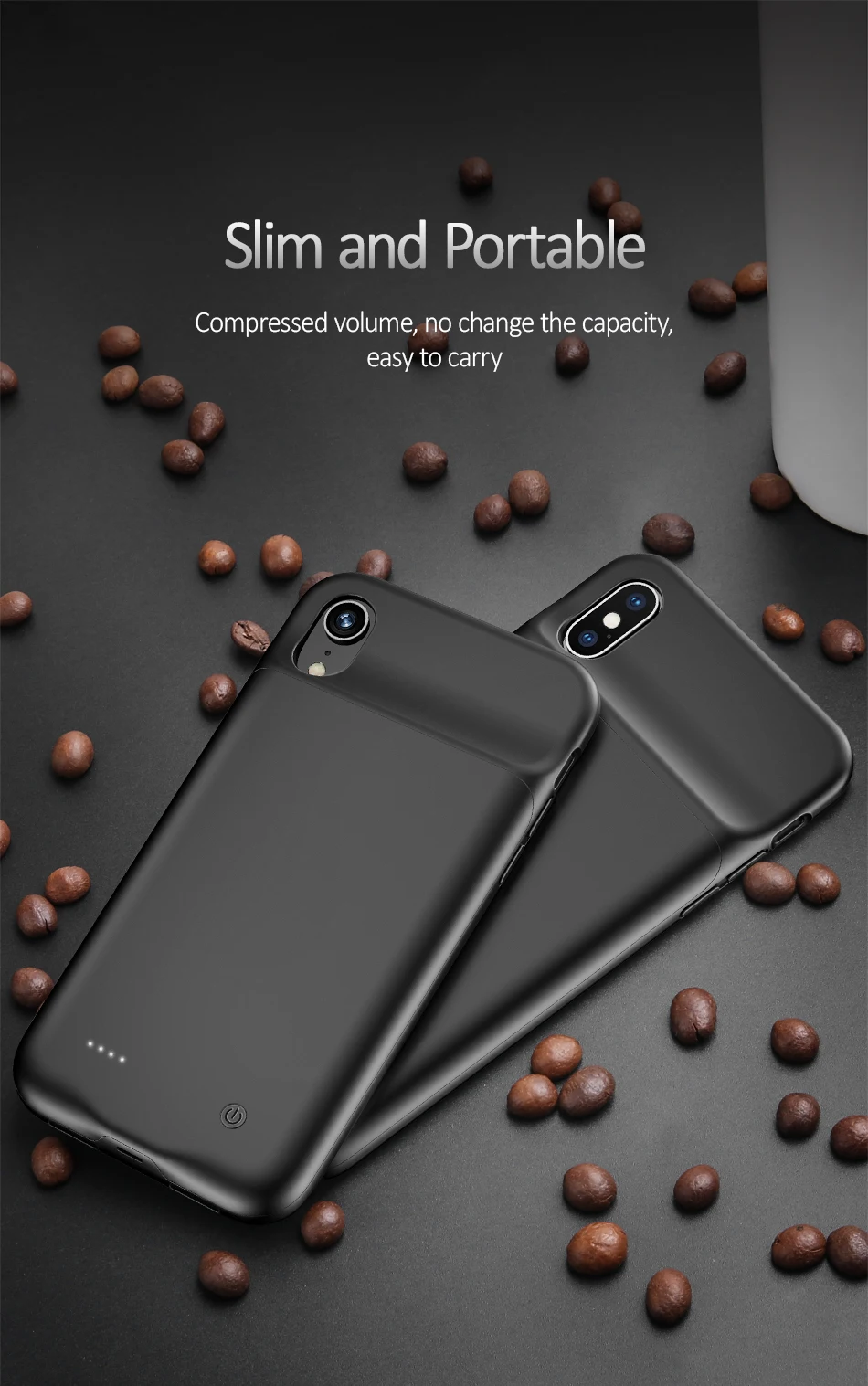 USAMS Батарея Зарядное устройство чехол s для iPhone X XR XS 6 6s 7 8 плюс 3000/4200 мА/ч, Мощность банк чехол тонкий внешний блок резервного Зарядное устройство Чехол