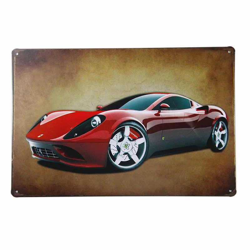 

Shabby Wall Metal Tin Signs Famous Car Vintage UK Style Pub Wall Decoration Home Plaque Funny Metal Poster Club Bar Decor