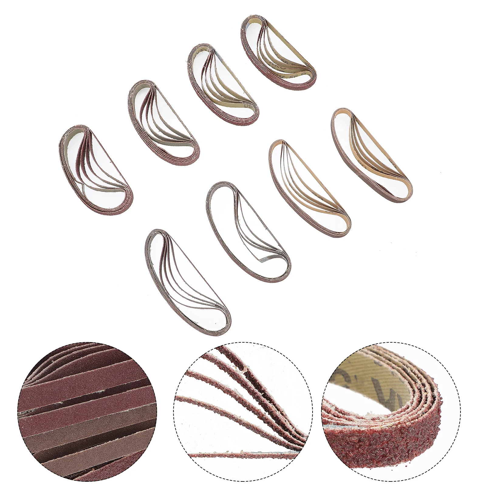 

40 шт., шлифовальные ленты из оксида алюминия