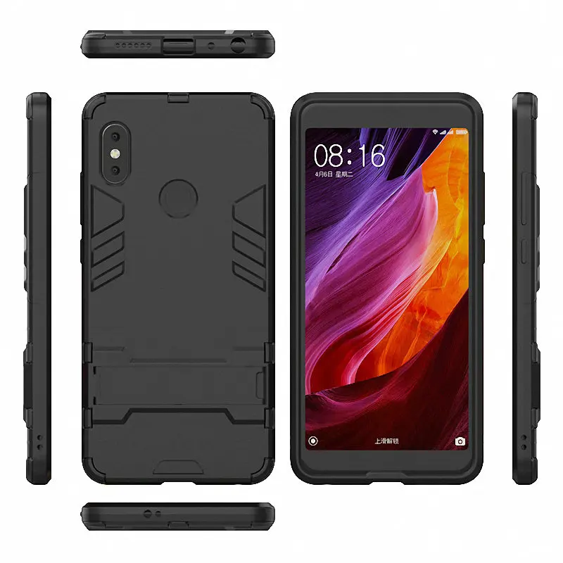 For Xiaomi Redmi Note 5 6 7 7s Pro Case Shockproof Rugged PC+TPU Stand Armor Shell 8 Note8 Back Cover |