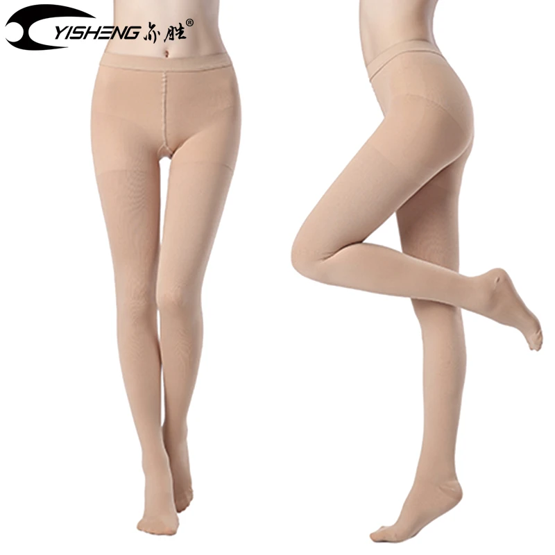 Findcool медицинские чулки с закрытым носком под давлением нейлоновые колготки