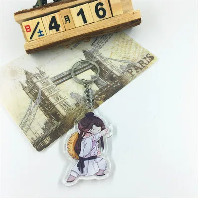 19 Аниме Тянь Гуань Ci Fu брелок Xie Lian Hua Cheng He Xuan акриловый брелок милый мультфильм кулон брелок ювелирные изделия подарок llaveros - Цвет: 19