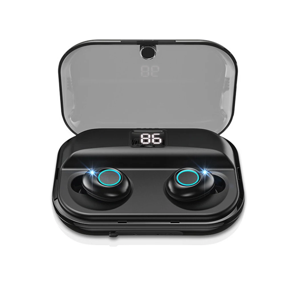 TWS Bluetooth V5.0 наушники TWS беспроводные 8D стерео наушники спортивные наушники 2500 мАч power Bank гарнитура для xiami iPhone samsung