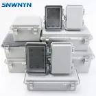 Водонепроницаемый коробка для распределиления электричества, с застежками; Модные удобные герметичный уличный переключатель Мощность Пластик Корпус чехол электрические распределительные коробки