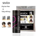 Волокна для волос Sevich 125 г, 10 цветов, кератиновые волокна для наращивания волос, набор порошковых средств для быстрого роста волос, принадлежности для ухода за волосами