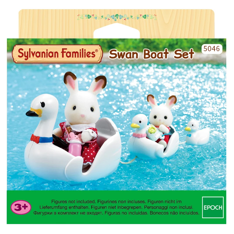 Sylvanian Families кукольный домик игровой набор Лебедь лодка комплект аксессуары