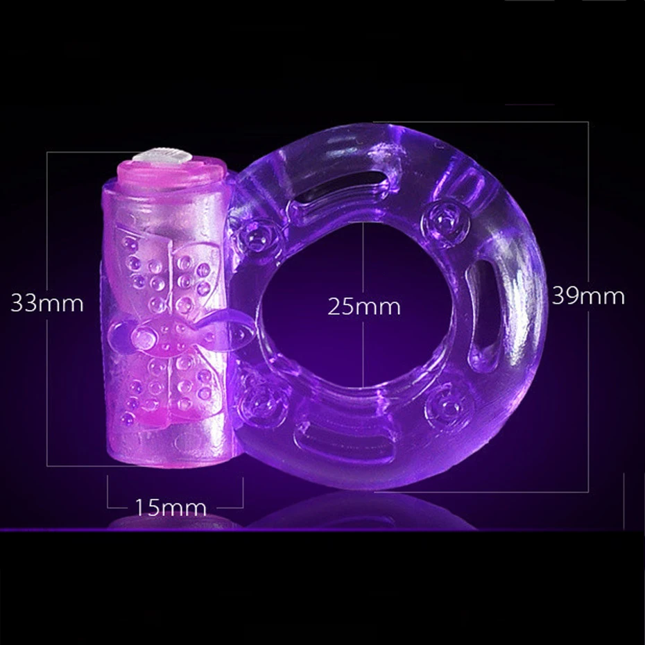 Elastic Delay Ring Vibrating Cock Stretchy Intense Clit Stimulation Premature Ejaculation Lock Couple Sexy Toy Vibrator | Красота и