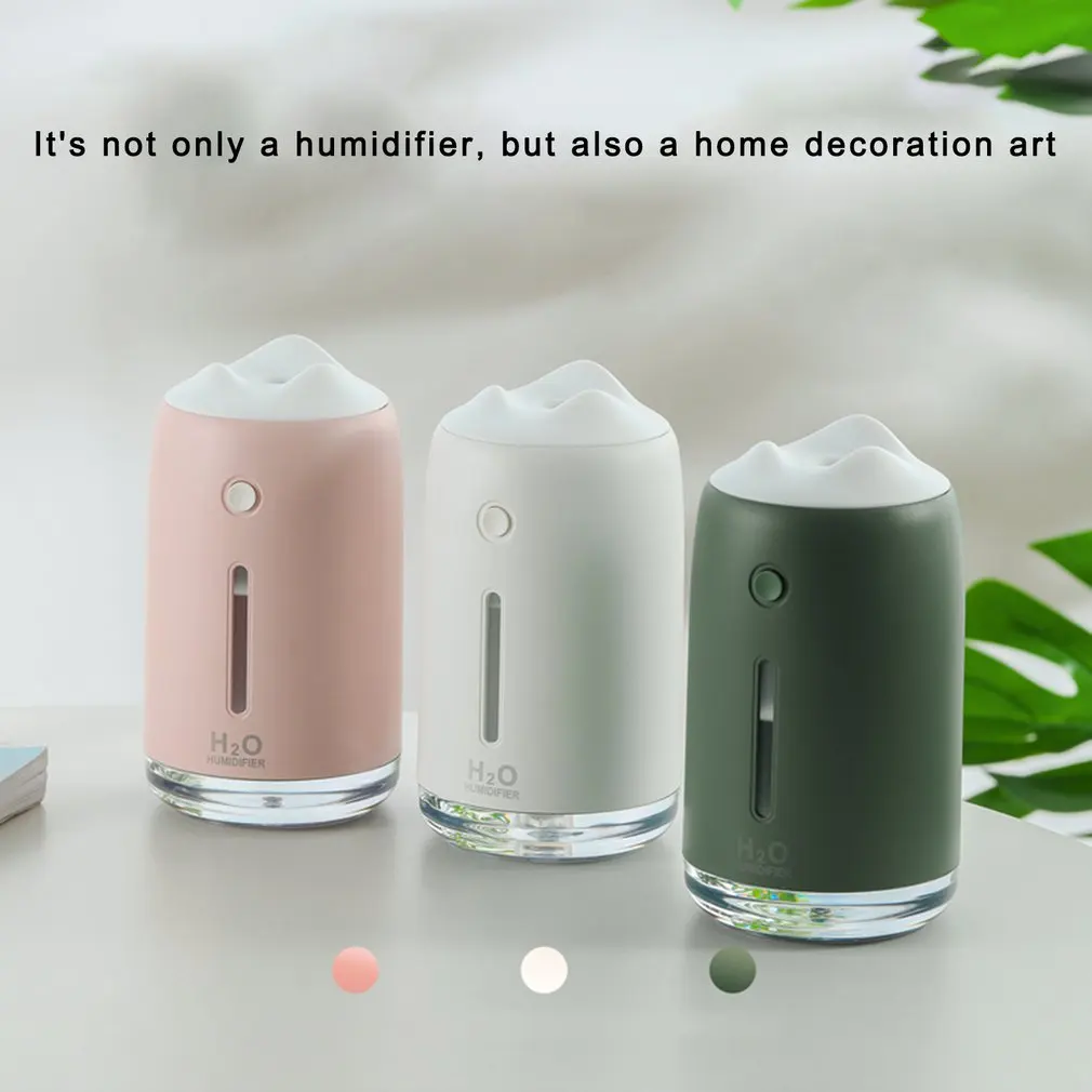 

310 мл Белый Мини Ультразвуковой увлажнитель воздуха аромадиффузор эфирного масла с романтической лампой USB генератор тумана ароматерапия д...