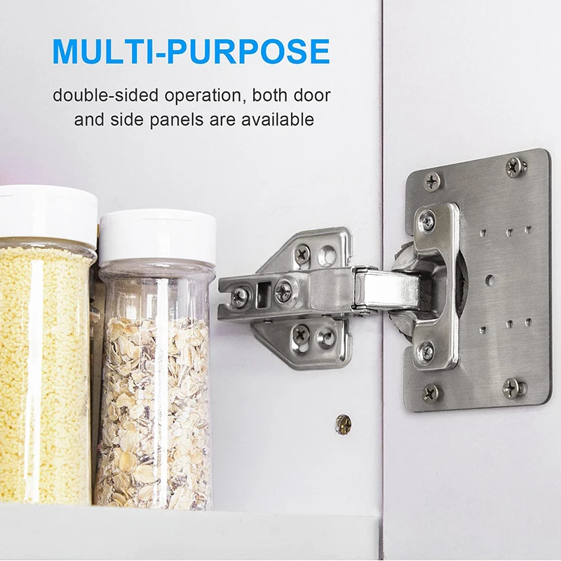 1/2/4 шт. Монтажная пластина для шарниров с винтами | Инструменты