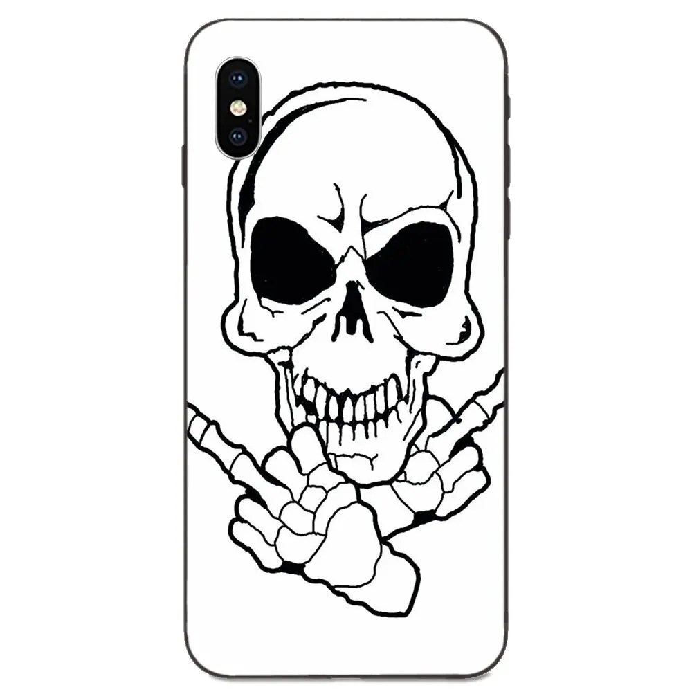 Для телефона Galaxy A3 A5 A6 A6s A7 A8 A9 A10 A20E A30 A40 A50 A60 A70 A80 A90 Plus 2018 мягкий ТПУ черный забавные