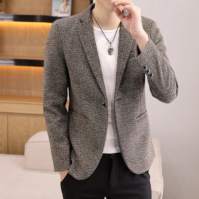 

202 1 мужской новый осенний костюм Молодежный Повседневный Тонкий Блейзер