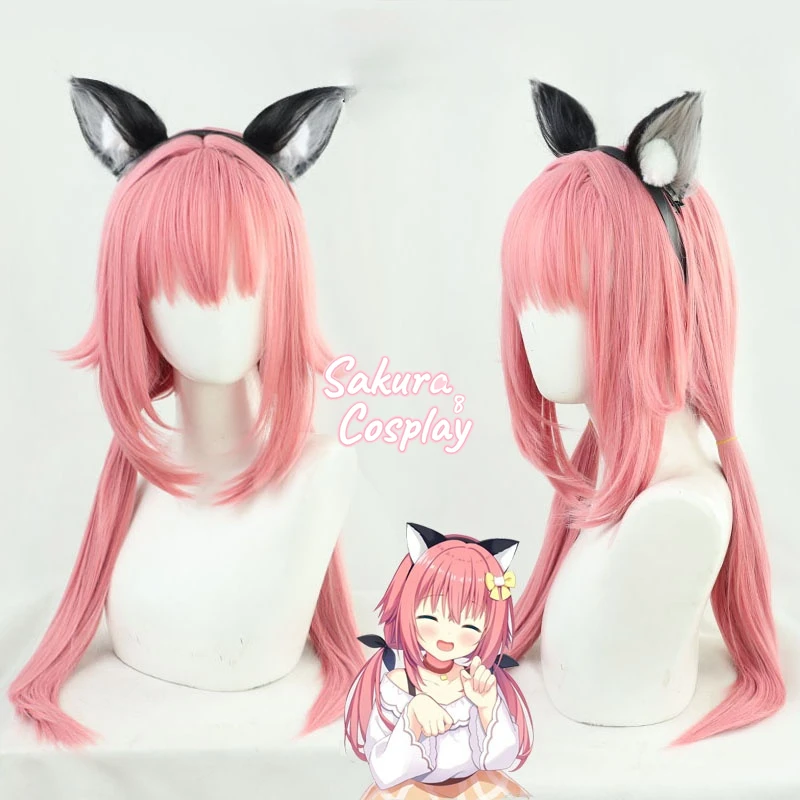HAMIDASHI креативный Косплей Tokiwa Kano Длинный розовый хвост термостойкие