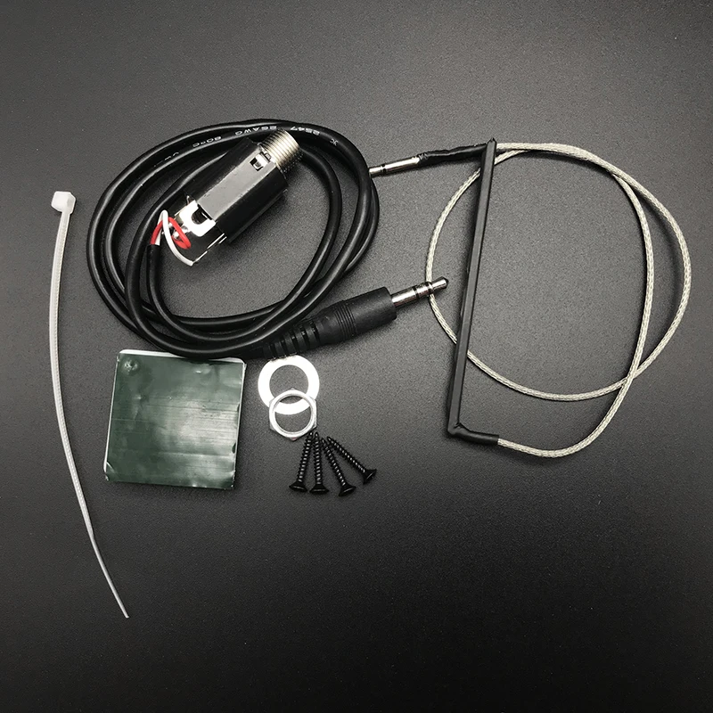 KLT 10B 4 акустической гитары Пикап эквалайзер предусилитель с круглыми Экран тюнер