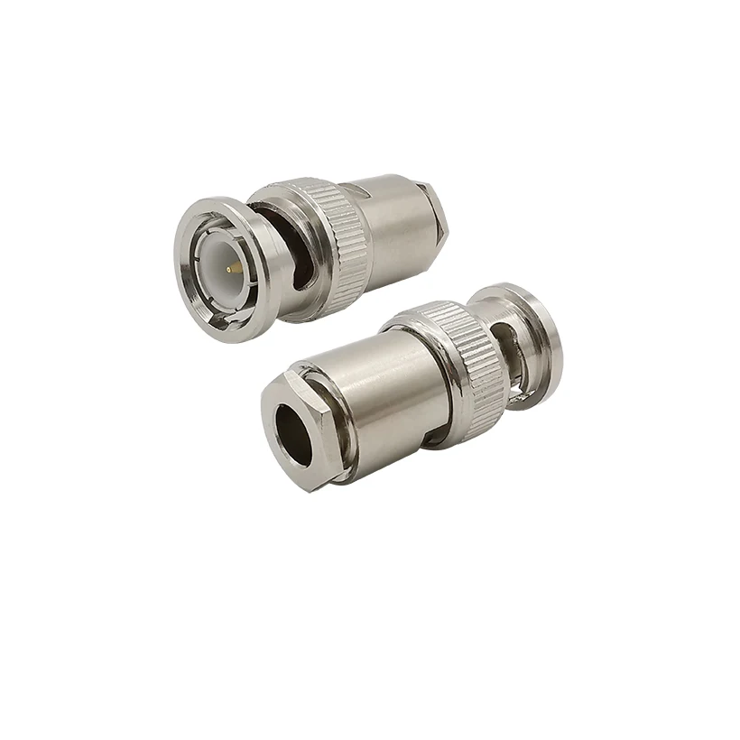 BNC штекер Q9 зажим RF разъем для RG58 LMR195 RG142 RG223 50 3 кабель коаксиальный