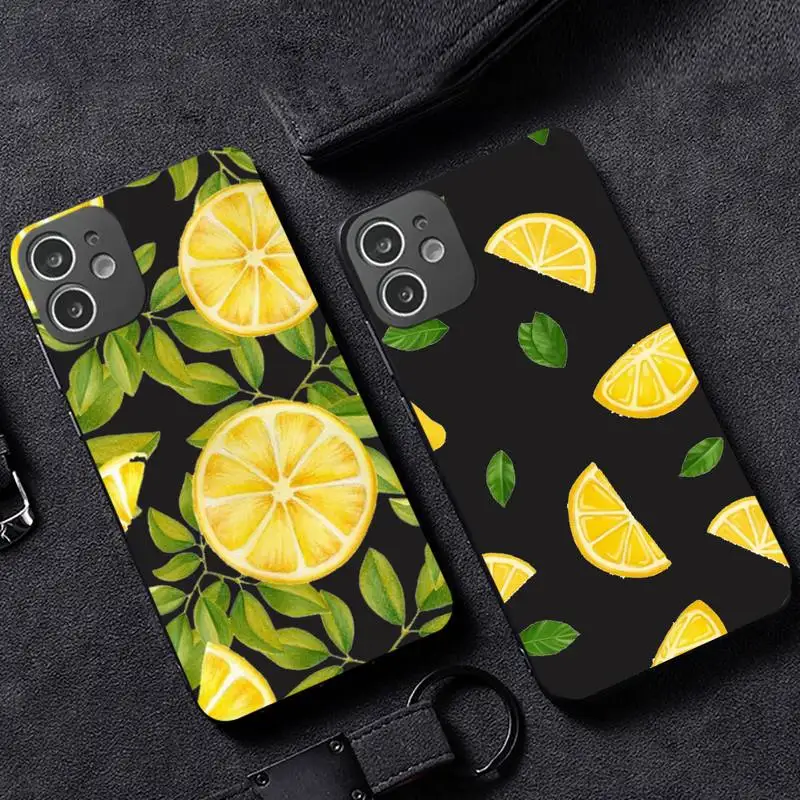 

lemon Phone Case for iPhone 12 11 mini pro XS MAX XR 8 7 6 6S Plus X 5S SE 2020