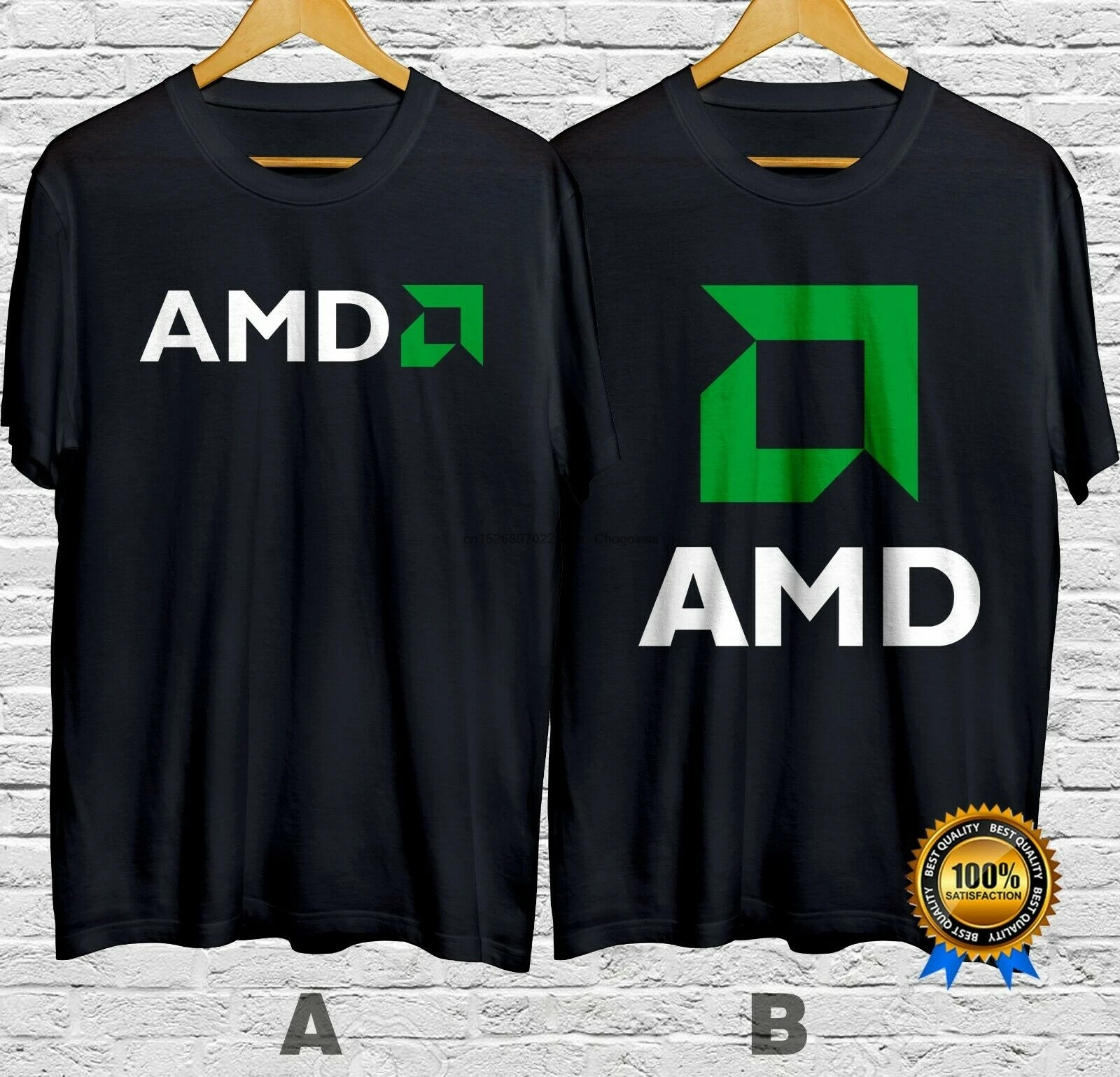 AMD графический процессор футболка хлопок 100% S 4XL Размер США с увеличенной полнотой