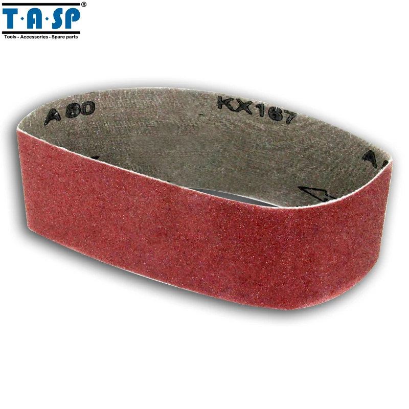 TASP 5pcs 3" x 18" Belt Sander Sandpaper 75x457mm Sanding Belt Aluminium Oxide Abrasive Woodworking Tools- MSB75457